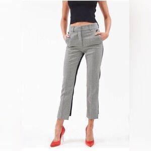 Petar Petrov- Houndstooth Two-Tone Wool Pants. Size 34 or US 2